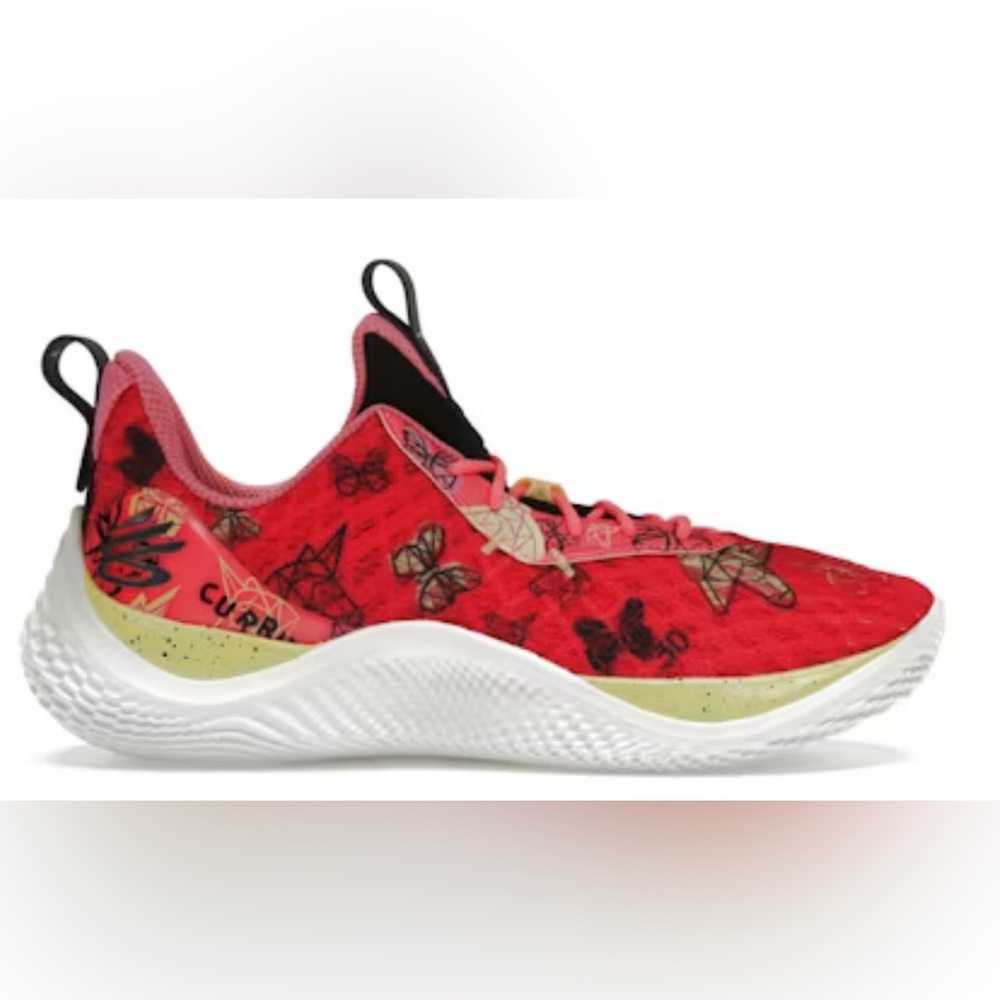 Under Armour Curry 10 “Girl Dad” GS Sneakers Size 6Y Pink Basketball Shoes
